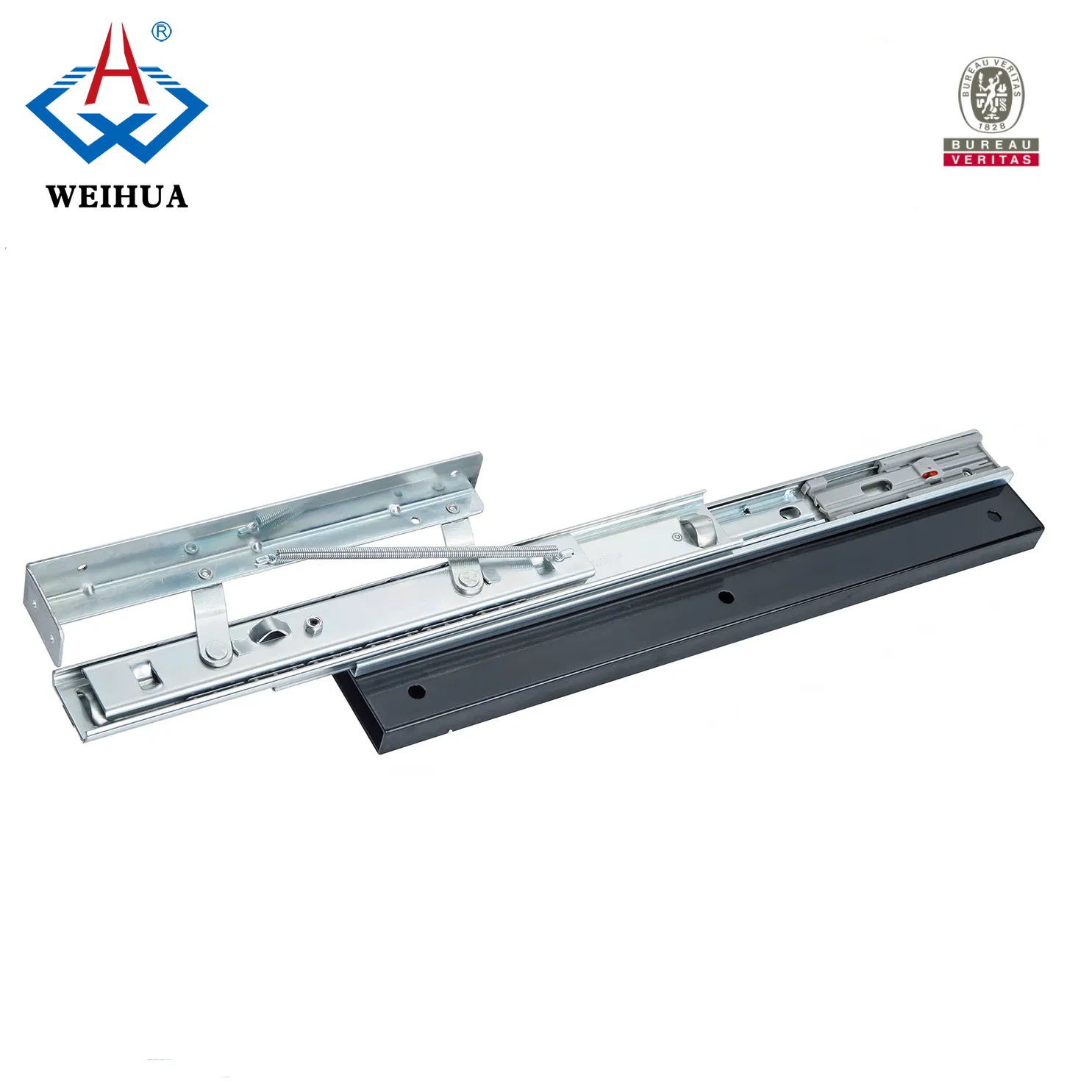 Diapositiva de elevación para mesa de comedor de gabinete con diapositiva de cajón suave triple de 20 pulgadas