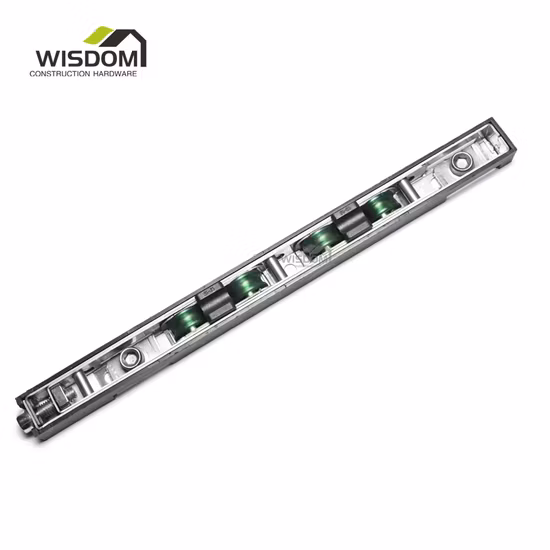 Puerta y ventana corrediza de aluminio Rodillo simple doble de cuatro ruedas